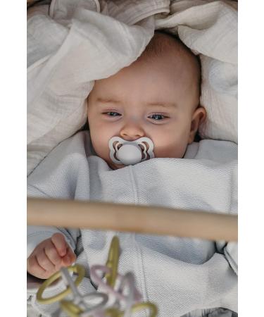 BIBS Supreme Baby Pacifiers | BPA-Free Natural Rubber Pacifier | Made in Denmark | Set of 2 Soothers (Vanilla  6-18 Months) 6-18 Month Vanilla - Buy Online on GoSupps.com
