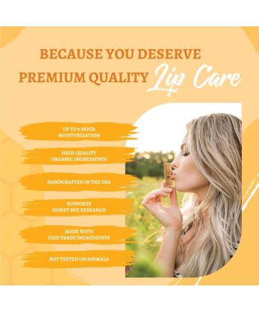 Bee Bella Peppermint Lip Balm (3 Pack) - Handmade in USA with Beeswax, Coconut Oil, Vitamin E & More for Soft, Smooth Lips - Long-Lasting Moisture - Buy Online on GoSupps.com