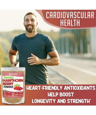 Hawthorn Berry Powder Capsules - 360 Count (6 Month Supply) - Premium Hawthorn Berry Capsules for Cardiovascular Support - Hawthorne Berry Powder - An Ideal Hawthorne Supplement for Men and Women - Buy Online on GoSupps.com