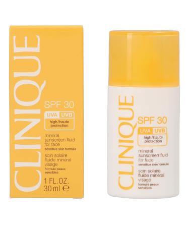 Clinique Mineral Sunscreen Fluid SPF 30 for Sensitive Skin - 1 Ounce - Buy Online on GoSupps.com