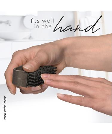 Hausfelder hand brush nail brush with handle nail cleaner brush hard nail scrubbing brush cleaning brush set of 4 black anthracite matt set of 4 Black - Buy Online on GoSupps.com