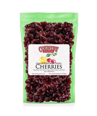 Country Spoon Dried Tart Montmorency Cherries, 16 oz Bag, Naturally Flavored with Lemon, Healthy, Delicious Snack!