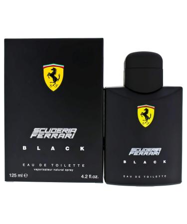 Ferrari Black Eau de Toilette Spray for Men 4.2 Ounce Cedar Cinnamon Citrus Vanilla 4.2 Fl Oz (Pack of 1) - Buy Online on GoSupps.com