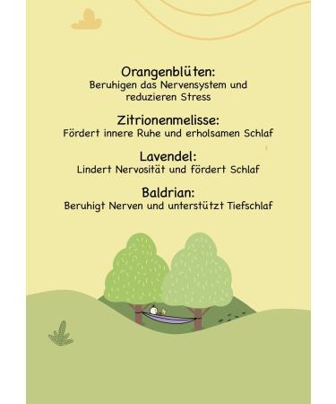  Generisch Hampel 100% Natural Relaxing Sleep Tea Soothing Effect | Nervous System and Sleep Tea for All Ages 70g | Orange Blossom Lemon Balm Lavender and Valerian Soothing to the Metabolism - Buy Online on GoSupps.com