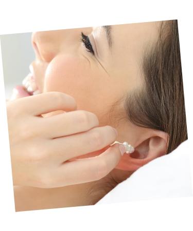 Beaupretty 40pcs Silicone Ear Buds - Noise Canceling Wired Earbuds for Sleeping & Swimming - White - Bulk Pack - Buy Online on GoSupps.com