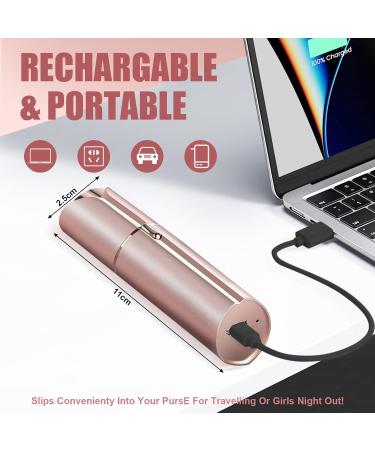 All-Round Facial Hair Remover for Women 3D Fast Electric Hair Removal Device Floating Shaving Head Electric Hair Removal Device with Light Washable Perfect for Upper Lip and Eyebrow Trimming - Buy Online on GoSupps.com