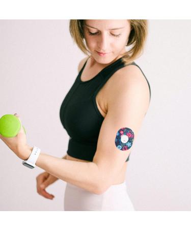 25 Sensor Covers for Dexcom G7 | Waterproof Blood Sugar Patches | Flower Pattern Self-Adhesive Stickers - Buy Online on GoSupps.com
