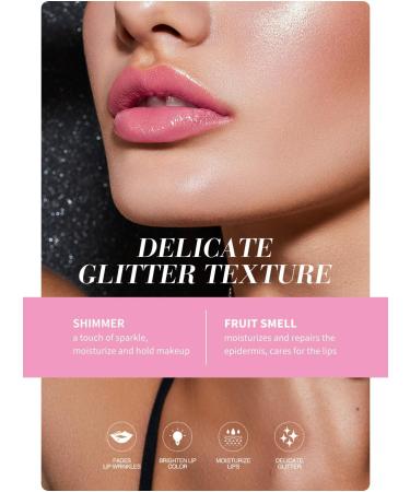 NIE PAN CHONG SHENG Square Tube Mirror Colors Colors Fruit Lip Gloss Transparent Pearl Chameleon Lip Oil Lip Makeup 1 - Buy Online on GoSupps.com