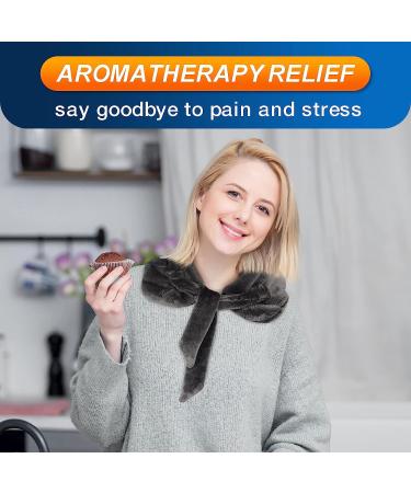 IGOHEALS Microwavable Heating Pad - Heated Neck Warmer for Pain Relief and Stress - Moist Heat Therapy Wrap for Any Body Part - Buy Online on GoSupps.com