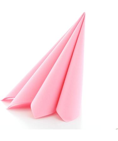 Prime Guest Napkin Pink - Premium Airlaid Fabric for Weddings & Celebrations | 50 Pack 40x40 cm Fold - Buy Online on GoSupps.com