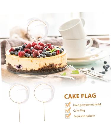 TOYANDONA Cupcake Topper Cake Pick Cake Decoration Party Supplies White Pearl M White - Buy Online on GoSupps.com