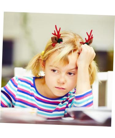 minkissy 6 Pairs Christmas Antler Hair Clip Christmas Hair Clips Antler Hairpins Red Hair Clips Hair Accessory for Girls Christmas Cosplay Accessories Antler Ear Headpiece Kids Hairpin Cute - Buy Online on GoSupps.com