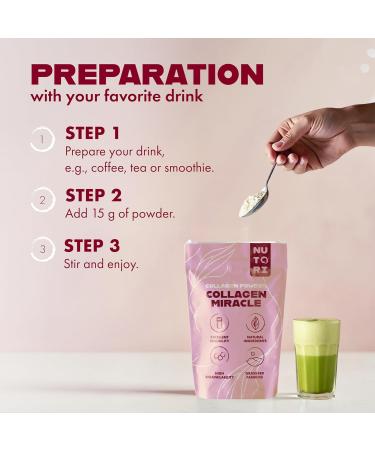  Nutori Collagen Powder 300g - Type I & III - Optimal Bioavailability and Solubility - Pasture-Raised - Hydrolyzed Collagen Powder Peptides - Produced and Laboratory Tested in - Buy Online on GoSupps.com