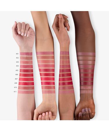Essence Hydra Matte Lipstick No. 411 - Vegan Long-lasting Moisturizing Pink Lip Color (3.5g) - Rock 'n' Rose Alcohol & Paraben-free International Shipping Available - Buy Online on GoSupps.com