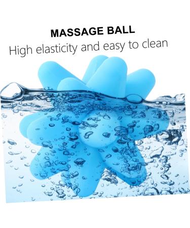 Fomiyes 3-in-1 Star Fitness Massage Ball - Electric Foot Massager & Silicone Gym Ball for Muscle Relief | Ideal for Yoga & Kids - Buy Online on GoSupps.com