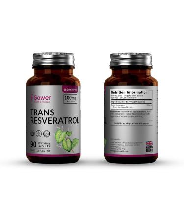 GH Resveratrol Supplement | 90 High Strength Capsules - 100mg Trans Resveratrol | Japanese Knotweed Antioxidant | Non-GMO, Allergen Free | Made in UK - Buy Online on GoSupps.com