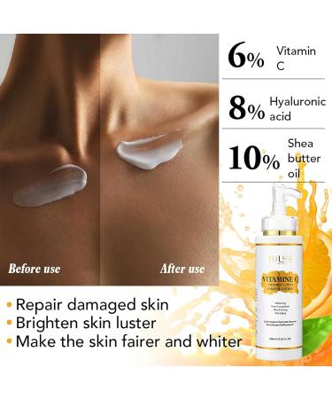 AILKE BOOST LUSTER AILKE Vitamin C Plus Essence Body Lotion whitening firm and smooth skin even complexion antiaging with niacinamide shea butter moisturizer for all skin types 300 ml 3 pieces - Buy Online on GoSupps.com