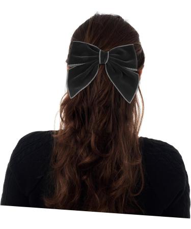 minkissy Bow Hairpin Hair Bows Clips Bowknot Hairpins Valentines Girl Hair Bows Alligator Clip Bows Grosgrain Hair Bow French Barrette Toddler Autumn and Winter Hair Knot Velvet Cloth 15x14x2.5cm Black - Buy Online on GoSupps.com
