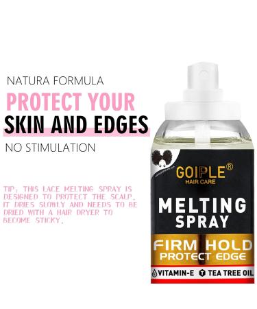 Lace Melting Spray & Extra Hold Wig Glue - Premium Lace Front Adhesive & Tools for Wigs | Hair Wax Stick Edge Control & Wig Glue Remover - Buy Online on GoSupps.com