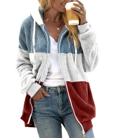 Hanxiulin Women's Fleece Plush Jacket - Premium Windproof Winter Coat for Autumn & Winter - Buy Online on GoSupps.com