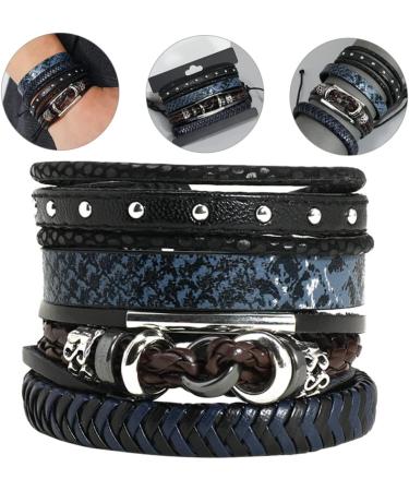 Abaodam Hair Pcs Bracelet hair jewelry spiral hair ties small hair ties hair ties for women adjustable hair ties for thick hair four piece set universal men and women artificial Leather - Buy Online on GoSupps.com