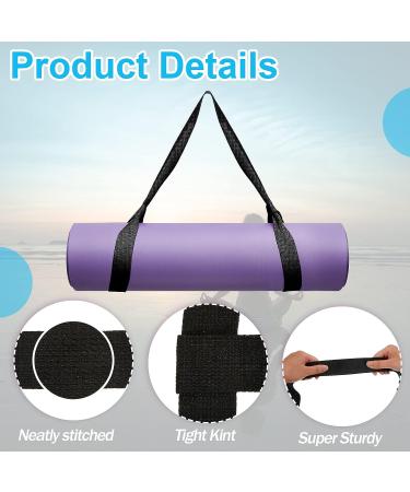 Adjustable Cotton Yoga Mat Straps - 4 Pcs Thick Carrier for Large Mats - Exercise Sling for Workout & Stretching - Roller Skate Holder - Buy Online on GoSupps.com