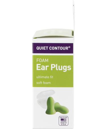 Flents Quiet Contour Ear Plugs - 10 Pair Pack (x6) | NRR 33 | Made in the USA | International Shipping Available - Buy Online on GoSupps.com