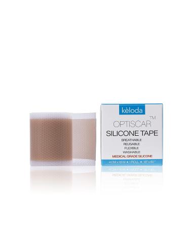 Scar Removal Silicone Tape for Surgical Scars, Keloids & C-section - 60in Roll, Medical Grade, Latex-Free - Buy Online on GoSupps.com