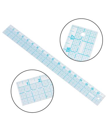 2x18 inch See-Thru Sewing Clear Ruler - Accurate Positioning and Marking - Buy Online on GoSupps.com