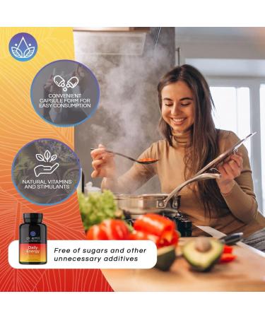 Buy DR. EMIL NUTRITION Daily Energy Supplement - Sugar Free Energy Pills with 160mg Caffeine Guarana L-Taurine & L-Theanine - Boost Energy & Focus - 60 Count - Buy Online on GoSupps.com