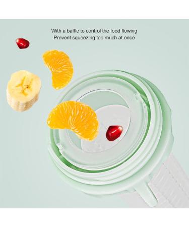 Buy Baby Food Dispenser Pacifier - Leak-Proof Silicone Fruit Feeder with Dust Cover (Mint Green) - International Shipping Available - Buy Online on GoSupps.com
