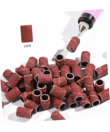Beavorty drill sanding bands nail sanding bands nail manicure tools nail Grinding polisher nail sanding ring Grinding Head Polisher nails drill bits nail tools nail drill nail polish sander medium Brown - Buy Online on GoSupps.com