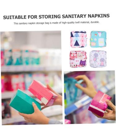 Lurrose 8-Piece Women's Makeup & Period Organizer Bags Set - Travel-Ready Multi-Color 13x13cm x 2PCs - Buy Online on GoSupps.com