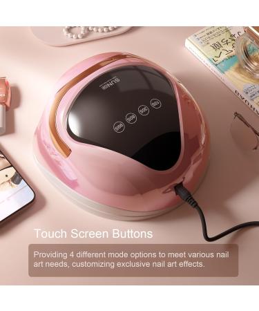248W UV LED Nail Lamp - Fast Gel Nail Curing Automatic Sensor 4 Timers LCD Display - Perfect Gift for Women & Girls - Buy Online on GoSupps.com