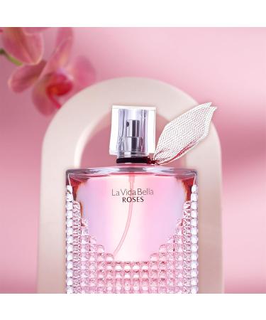 La Vida Bella RosePerfume for Women Long Lasting Fragrance Eau de Parfum Floral & Sweet Women's Perfume Daily Used 3.4 Fluid Ounce La Vida Bella Rose 3.4 Fl Oz (Pack of 1) - Buy Online on GoSupps.com