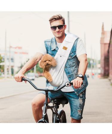 VRBabies Dog Carrier Bag for Small Dogs | Adjustable Thick Shoulder Straps | Light Gray Pet Travel Bag - Buy Online on GoSupps.com