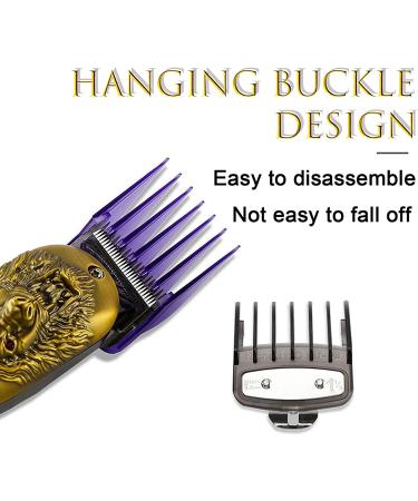 10PCS Colored Hair Clipper Guards for Wahl Clippers - 1/16 to 1 Trimmer Guide Set, Compatible with Various Wahl Models - Buy Online on GoSupps.com