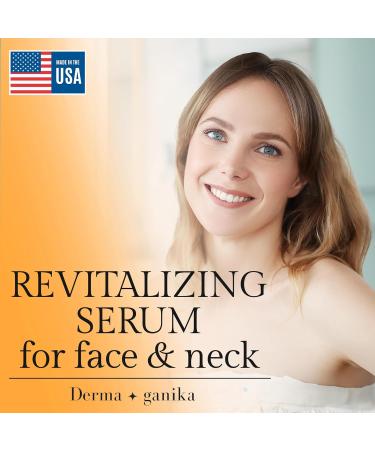 Derma ganika Vitamin C & Niacinamide Serum - Made in USA Brightening & Rejuvenating Face Serum | Boosts Collagen Evens Skin Tone and Reduces Dark Spots 1 Fl Oz (Pack of 1) - Buy Online on GoSupps.com