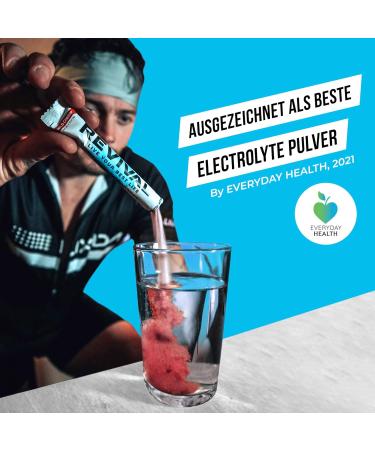 Revival Isotonic Beverage Powder - Electrolyte Hydration Drink Cherry Flavor (30 Sticks) - Perfect Sports Drink for Optimal Hydration - Buy Online on GoSupps.com