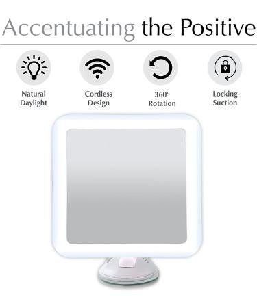 Fancii 10X Magnifying Lighted Makeup Mirror - Daylight LED Vanity Mirror - Buy Online on GoSupps.com