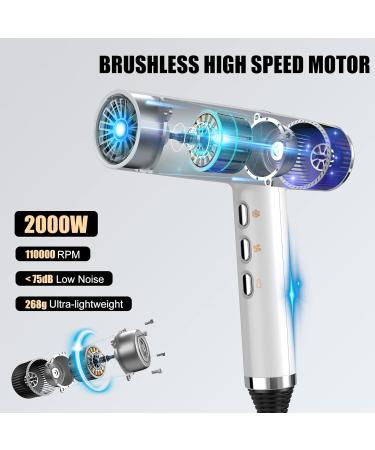 Buy Slopehill Hair Dryer - 2000W Brushless Engine Oxy Active Tech LED Display Lightweight Design - International Shipping - Buy Online on GoSupps.com