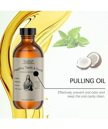 Coconut Oil Mouthwash Natural Whitening Oil Mouthwash Contains Coconut Oil Fresh Breath Eliminates Bad Breath Whitens Teeth and Gums (3) - Buy Online on GoSupps.com