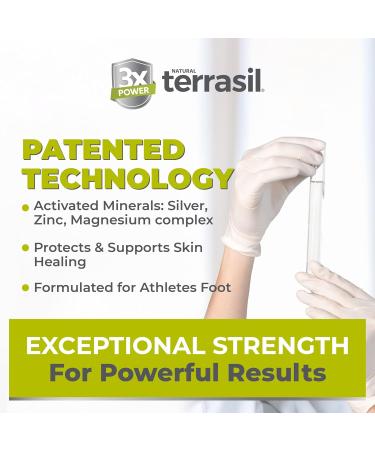 Terrasil Athlete's Foot Soap Bar - All Natural Fungus Treatment for Itchy Burning Feet | Hypoallergenic Cleansing Soap (75g - Buy Online on GoSupps.com
