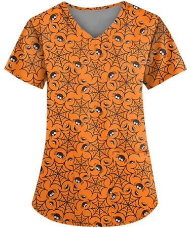 ODJOY-FAN Women's Christmas Sweater & Graphic T-Shirt - Festive Long Sleeve Tunic Printed Sweatshirt in Yellow - Perfect Holiday Costume (4XL) - Buy Online on GoSupps.com
