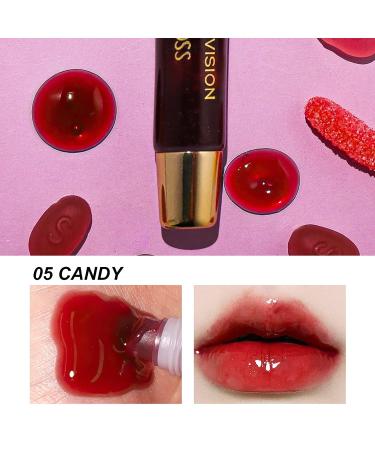 MIELIKKI Hydrating Lip Gloss Moisturizing Clear Lip Balm with Plumping Lip Tint & Hyaluronic Acid for High Shine - 05 CANDY - Buy Online on GoSupps.com