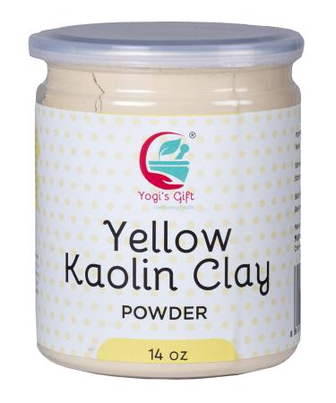 Kaolin Clay Powder | 14 oz | Clay For Soap Making  Face Cleansing And Oily Skin | By Yogi's Gift