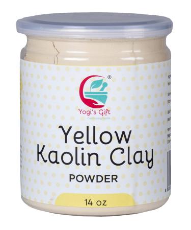 Kaolin Clay Powder | 14 oz | Clay For Soap Making  Face Cleansing And Oily Skin | By Yogi's Gift
