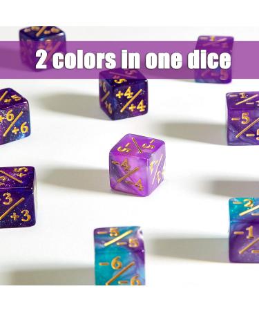 24-Piece Dice Token Counters - D6 Cube Loyalty Counter Dice for MTG CCG Card Gaming - 2 Styles - Buy Online on GoSupps.com