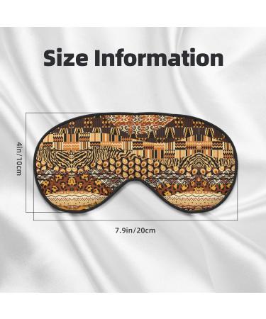 SSIMOO African Style Patchwork Eye Mask | Ultra-Soft Light-Blocking for Ultimate Comfort & Restful Sleep - Buy Online on GoSupps.com