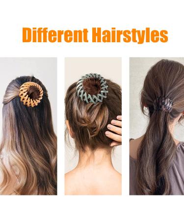 Yhzmy Vintage Bird's Nest Hair Bands - 3 Automatic Hair Clips for Girls - Perfect Hair Fix & Styling Solution - Buy Online on GoSupps.com